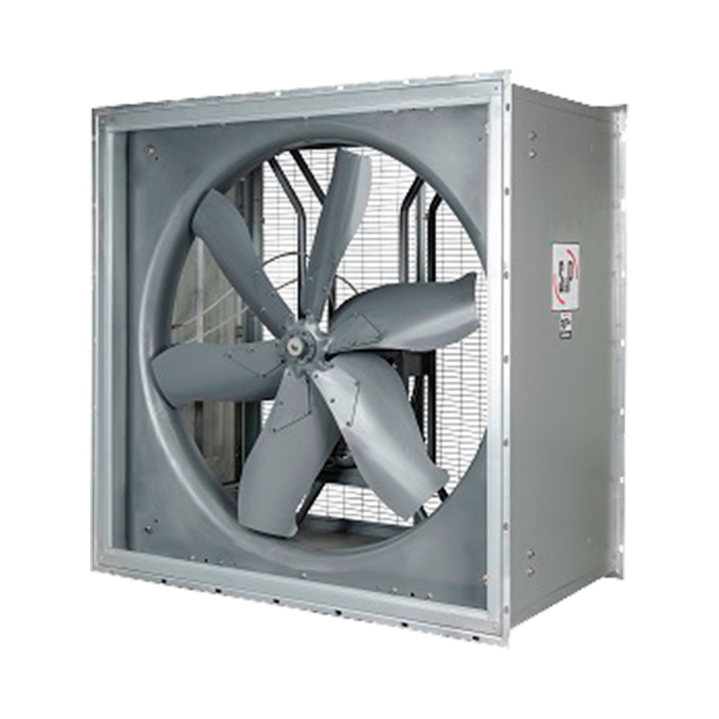 CNCEST Ventilador extractor industrial, ventilador axial de cubierta de  malla cuadrada de 110 V, 120 W, 9.843 in, con ventilador de tubo de rotor