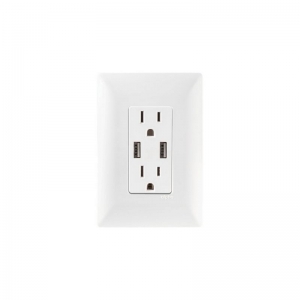 Contacto Duplex USB Línea ALPHA Estevez