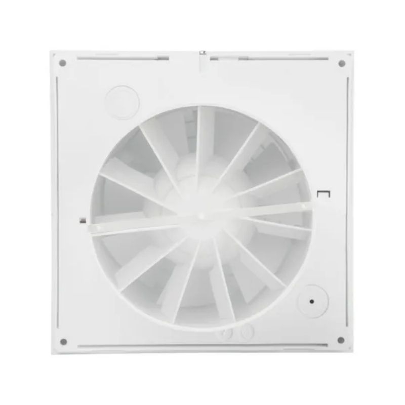 Extractor de baño decorativo blanco con Led integrado Decorled-mu Blanco  125mm